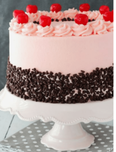 Cherry Choco Chip Cake Recipe