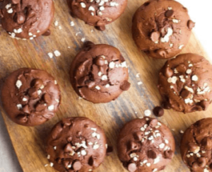 Chocolate Chip Muffins With Peanut Butter