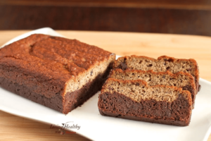 black bottom banana bread