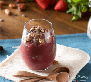 chocolate acai bowl (without banana)