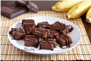 frozen chocolate peanut butter banana fudge