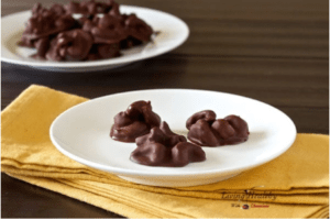 honey roasted chocolate cashew drops