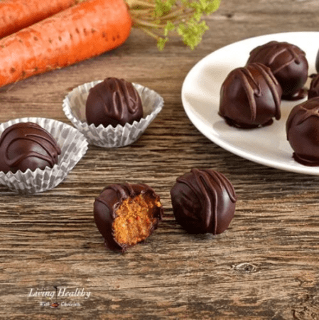 paleo carrot cake truffles