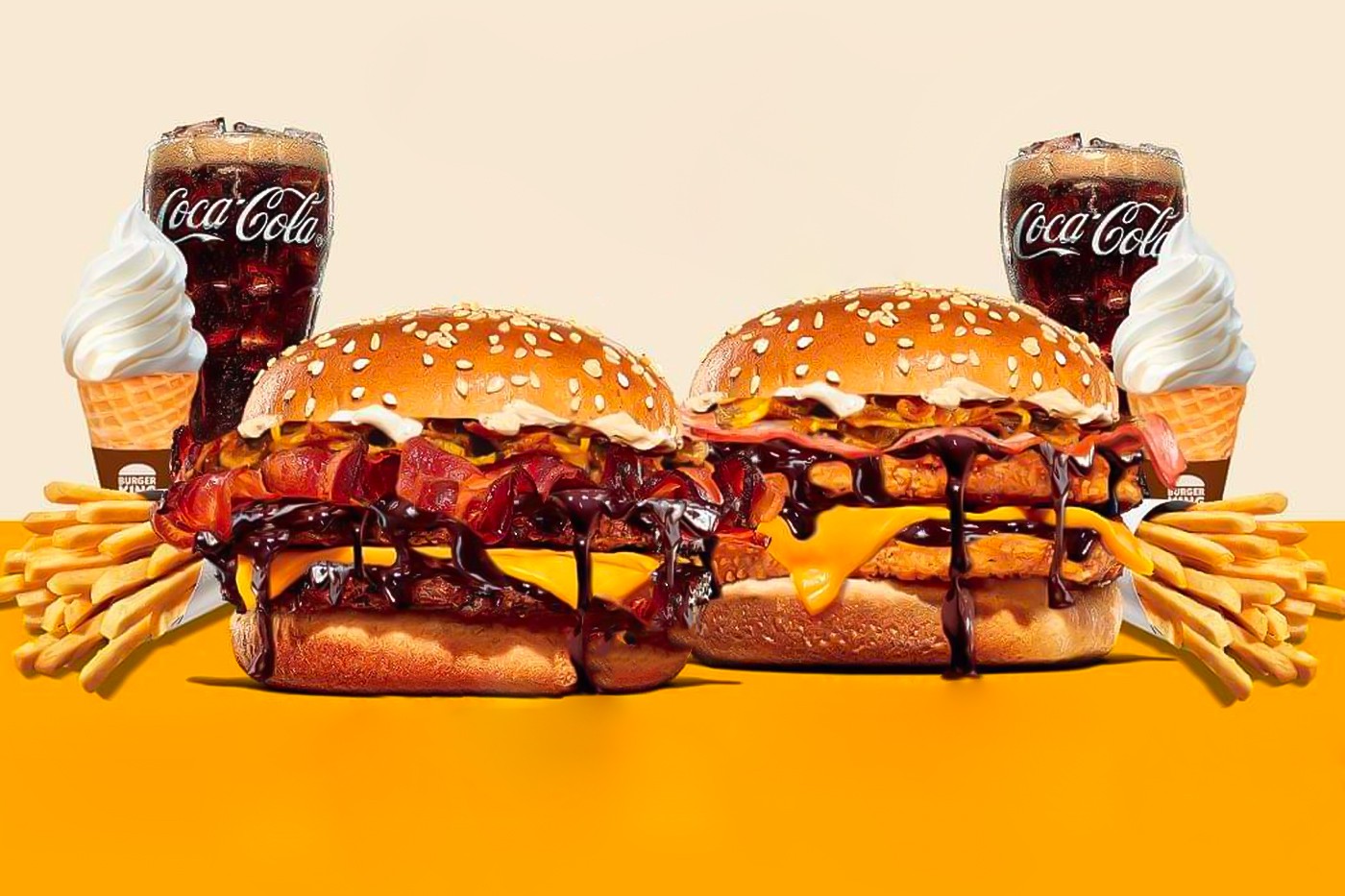 Burger King Malaysia Drenches New Burger and Chicken Sandwich in Chocolate