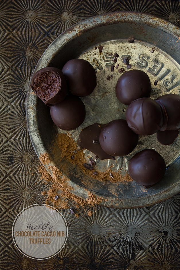 healthy chocolate cacao nib truffles 9750