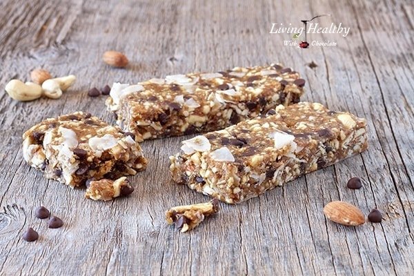 paleo chocolate chip cookie dough granola bars2