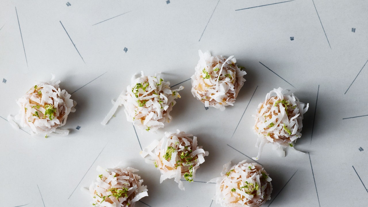 coconut lime snowballs