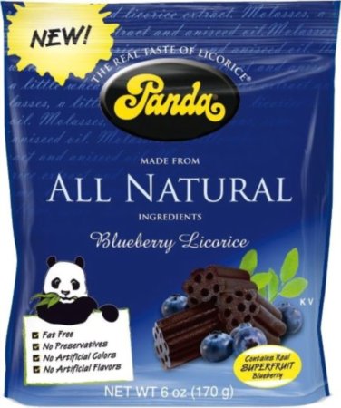 panda blueberry licorice