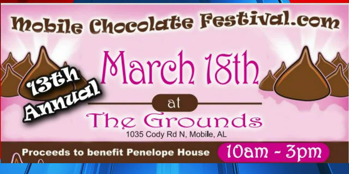 Toni Ann Torrans discusses 13th Annual Mobile Chocolate Festival to benefit Penelope House