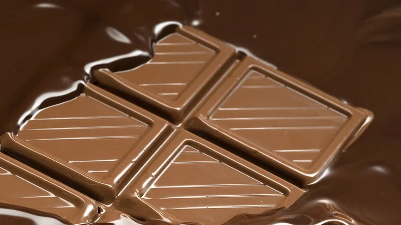 The Plastic Wrap Hack To Give Chocolate A Shiny Finish